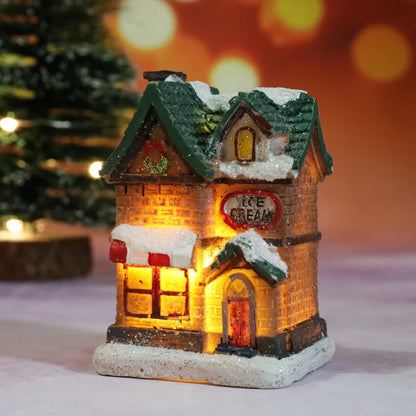 Christmas House Light Decorations For Home Ornaments Kids Xmas Gift New Year 2024 Navidad Decor Bedroom Night Light With Battery