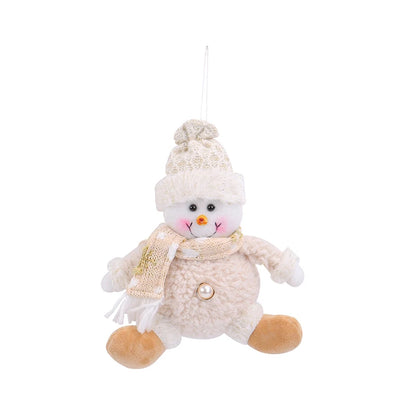 Christmas Tree Hanging Ornaments, Doll Decoration, Santa Claus, Hanging Pendant for Walls Windows and Doors, Cute