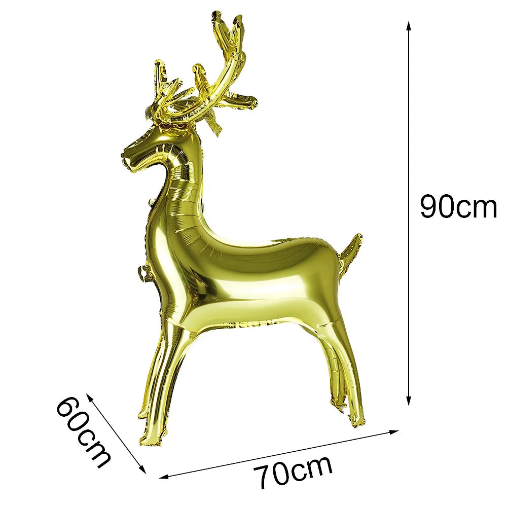 Christmas Inflatable Snowman Balloon Standing Snowman  Foil Balloon Outdoor Yard Decorations New Year Xmas Party Christmas Decor