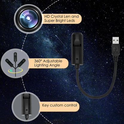 Christmas LED Projection Lamp Romantic Room Night Light