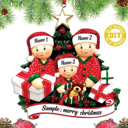 Christmas Tree Hanging Ornaments DIY Personalised Holiday Home Decor Gifts Navidad New Year 2026 Christmas Decorations for Home