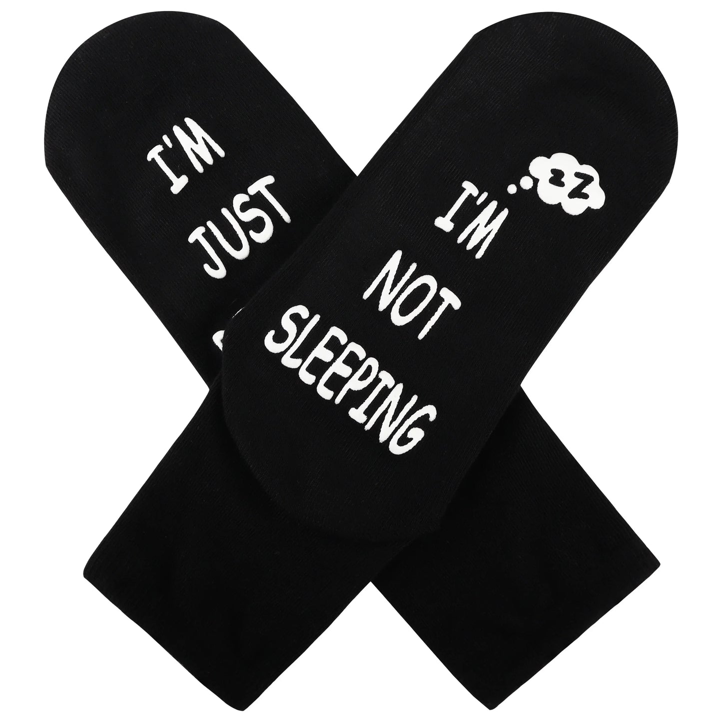Gifts For Men BoyFriend Christmas Birthday Presents 1Pairs 'I Am Gaming'' I'm not Sleeping' Print Funny Novelty Cotton Socks