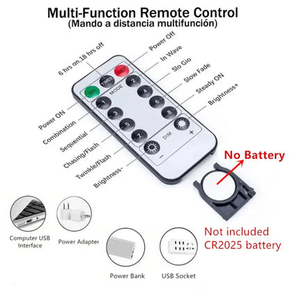 Christmas Lights Curtains for Windows Led Fairy New Year Lighting Room String Garland Usb Party Waterfalls Decorations Girls