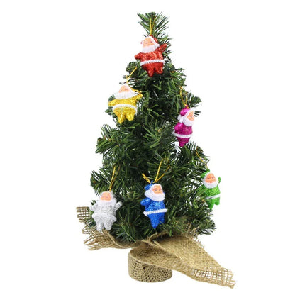 20/30/40CM Christmas Tree Desktop Mini Xmas Trees For Home Decoration Children DIY Handicraft New Year Christmas Ornament Gift