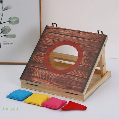 Cornhole Outdoor Game Set; With Carrying Case and Easy Fold Functionality; Suitable for Kids and Adults - Indoor/Outdoor.