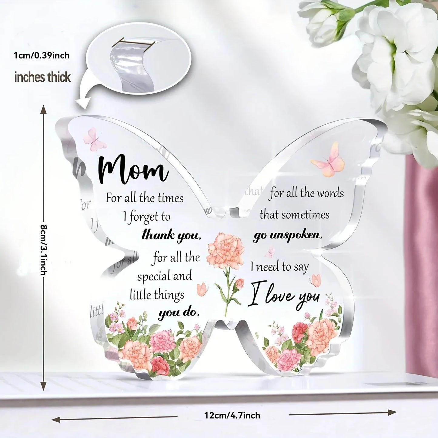 Gifts for Mom Delicate Birthday Gifts for Mom from Daughter Son Heartwarming Mom Birthday Gift Thanksgiving Mothers Day for Mom