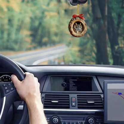 Christmas Ornaments Acrylic Cartoon Forest Acrylic Christmas Ornaments Seasonal Decor For Tree Ceiling Cute Hanging Pendants