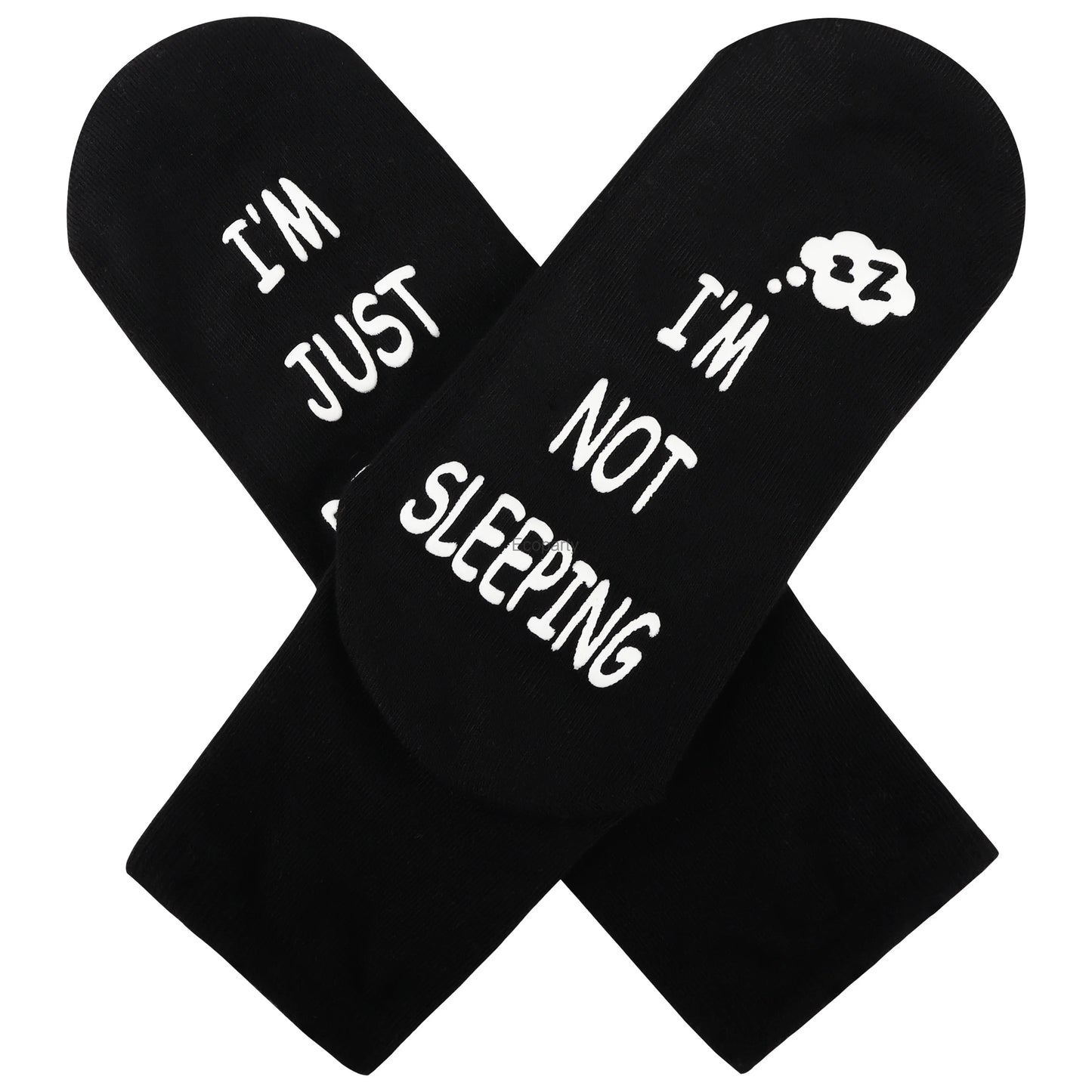 Gifts For Men BoyFriend Christmas Birthday Presents 1Pairs 'I Am Gaming'' I'm not Sleeping' Print Funny Novelty Cotton Socks