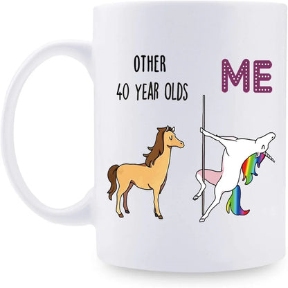 40th Birthday Gifts for Women,1984 Birthday Gifts for Women Funny Birthday Christmas Gifts Novelty Coffee Mugs 11 oz