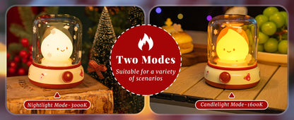 Led Night Light Rechargeable Dimmable Table Lamp Children's Night Light for Nursery Bedroom Cute Birthday Gift