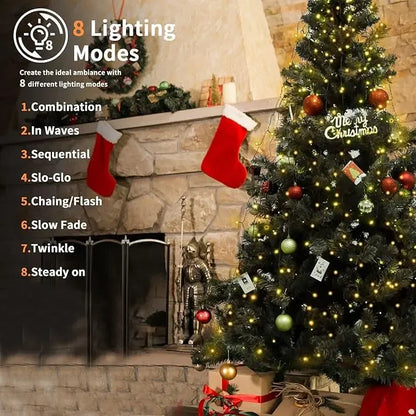 Led Christmas Tree Lights New year's garland String for Patio Garden 1.5M/2M/3M  Waterfall Light christmas decoration 2025