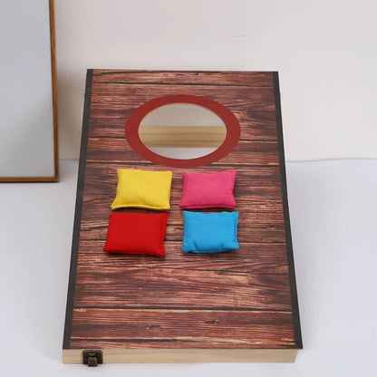 Cornhole Outdoor Game Set; With Carrying Case and Easy Fold Functionality; Suitable for Kids and Adults - Indoor/Outdoor.