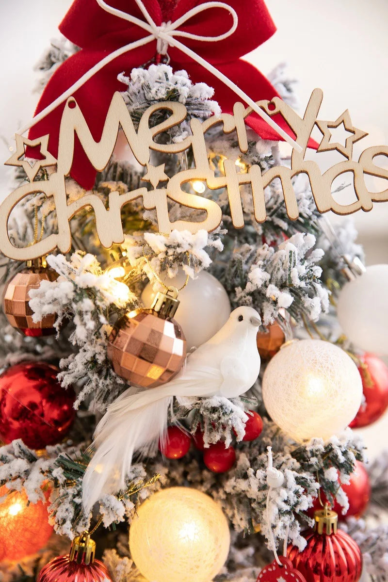 Christmas Decoration 45/60cm Christmas Tree Desktop Small Tree Ornaments New Year Navidad Gift Christmas Festival Party Supplies