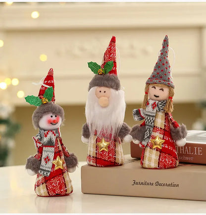 Christmas Ornaments Red Star Christmas Tree Pendant Xmas DIY New Year 2023 Party Gifts Noel Supply Navidad 2022 Home Decor