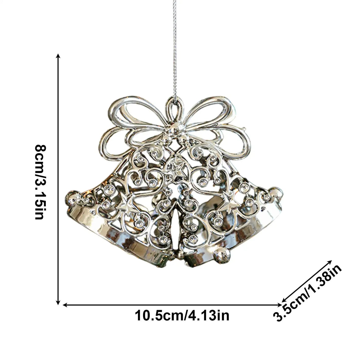 Christmas Ornaments Glossy Christmas Ornament Decoration Seasonal Pendants Charm for Home Winter Holiday Porch Window Front Door