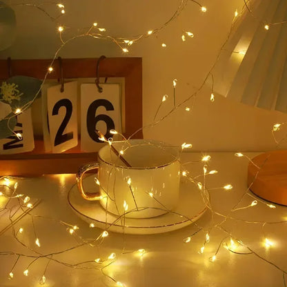 Christmas LED String Lights Garland Holiday Christmas Decoration Battery/USB Holiday Wedding Fairy Lights  Home