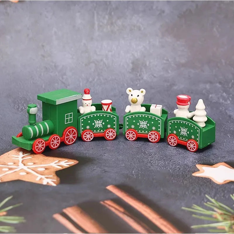 Christmas Train Merry Christmas Decorations For Home 2025 Cristmas Ornament Xmas Navidad Noel Gifts Happy New Year 2026 Gifts