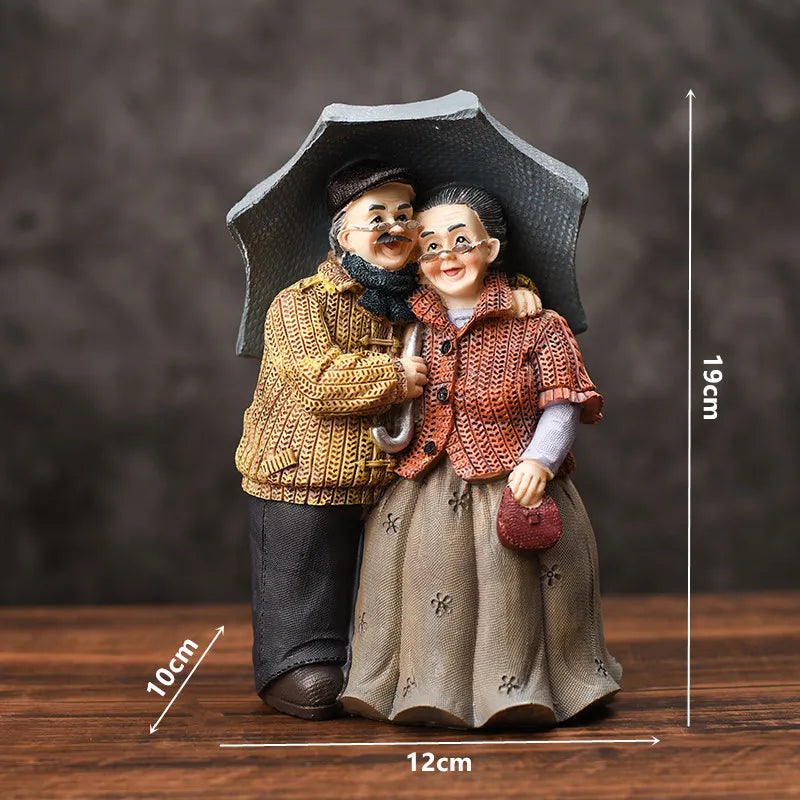 Gifts For Grandparents Elderly Home Decor Room Decoration Best Wishes Ornaments Sweet Wedding Souvenirs Old Couple Love Forever