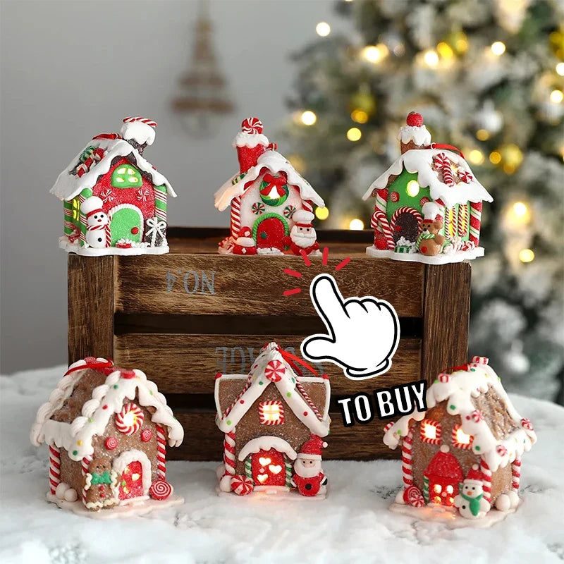 20/30/40CM Christmas Tree Desktop Mini Xmas Trees For Home Decoration Children DIY Handicraft New Year Christmas Ornament Gift