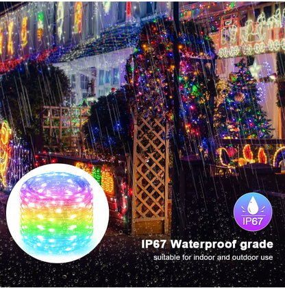 50M 20M 10M 5M 1M Christmas Lights LED Fairy String Light USB Smart Bluetooth Curtain Lights Garland for Home Party Decoration
