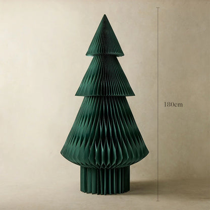 Christmas tree large origami ornament 1.8 meters creative Christmas decorations shopping mall holiday decoration props