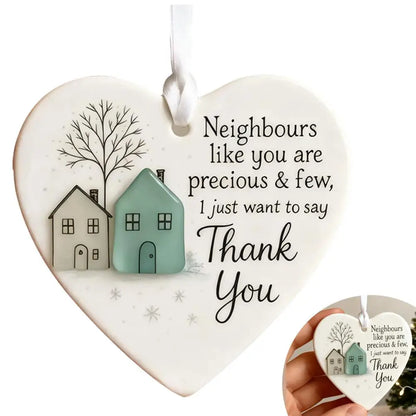 Thank You Gifts for Neighbor Christmas Ornament Old New Neighbor Welcome Gift for Neighbors Birthday Neighbor Moving Away Gifts