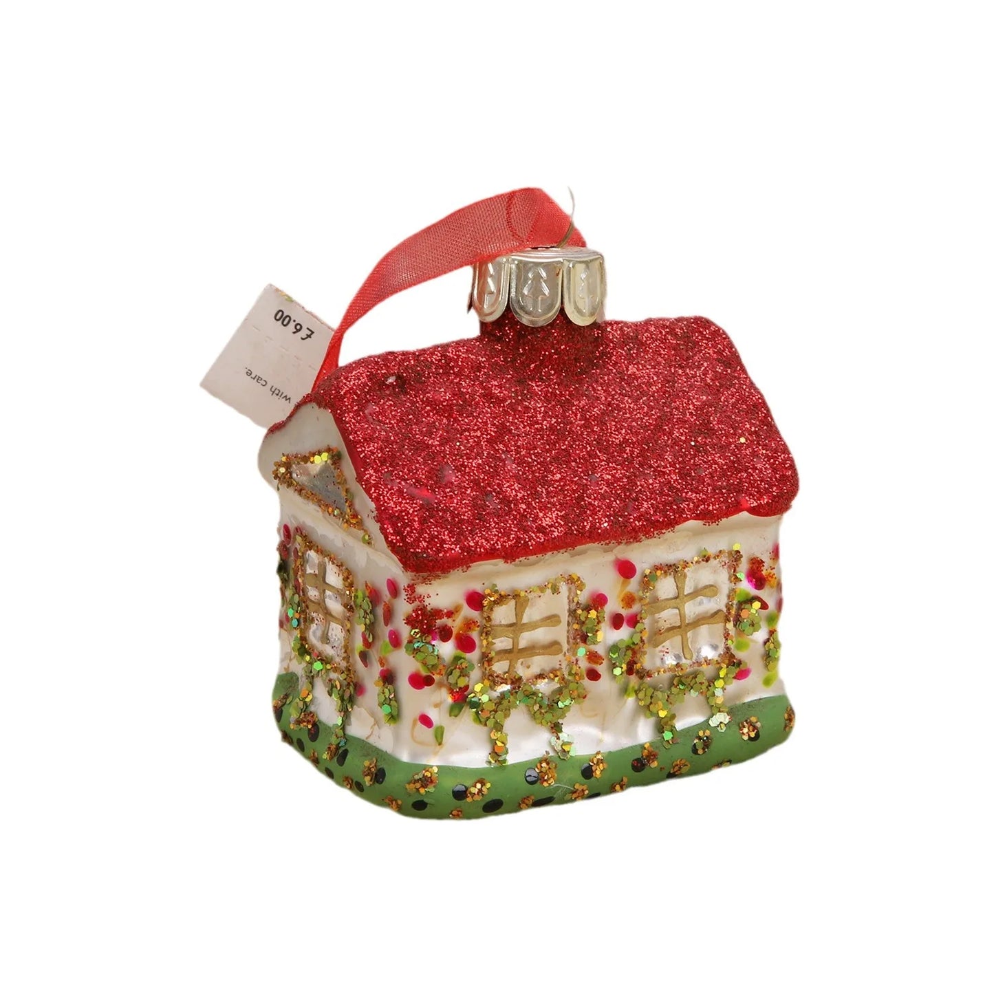 Christmas Tree Hanging Ornaments Glass Decorations for Home New Year Party 2024 Nativity Glass Christmas Decoration Supplies