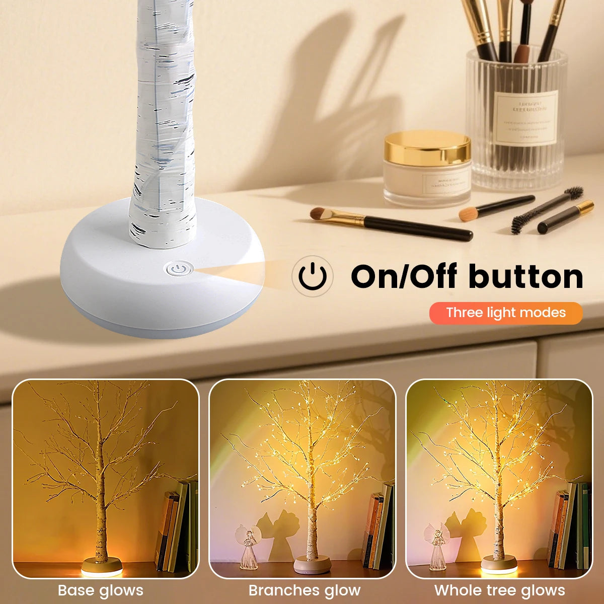 LED Christmas Birch Home Decoration Light Indoor Bedroom Party Decoration Landscape Luminous Tree Light
