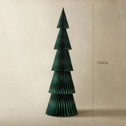 Christmas tree large origami ornament 1.8 meters creative Christmas decorations shopping mall holiday decoration props