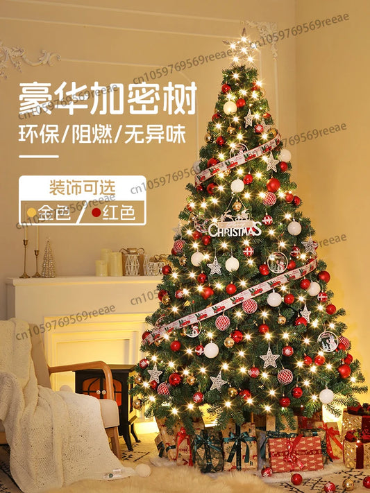 Christmas Tree 2025 New Model Dense Large Tree Living Room Decoration DIY Internet Celebrity Style Christmas Tree Christmas