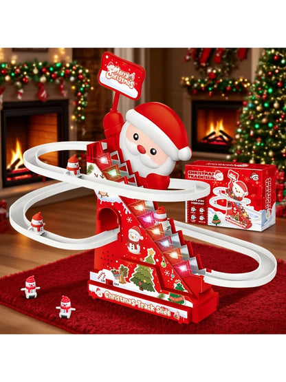 Stairs, slides, Santa Claus toys, Christmas decorations, the best gift for children during Christmas
