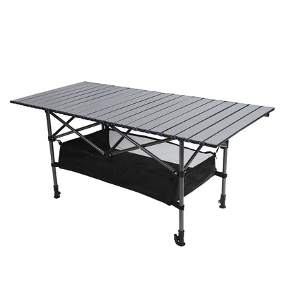 Outdoor Folding Table Compact Folding Table Carbon Steel Portable Camping Table Multifunctional Table Picnic Camping Table