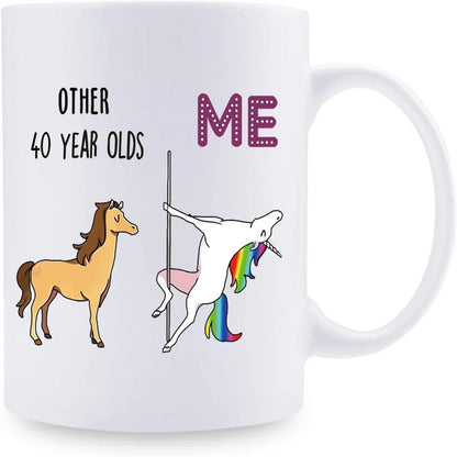 40th Birthday Gifts for Women,1984 Birthday Gifts for Women Funny Birthday Christmas Gifts Novelty Coffee Mugs 11 oz