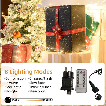 LED Firecracker String Lights Garland Fairy Light Christmas Tree Lights for Wedding Party Christmas Outdoor Decoration 2025