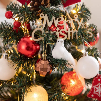 Christmas Decoration 45/60cm Christmas Tree Desktop Small Tree Ornaments New Year Navidad Gift Christmas Festival Party Supplies