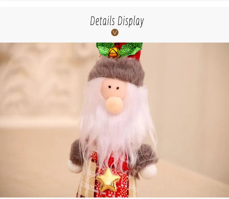 Christmas Ornaments Red Star Christmas Tree Pendant Xmas DIY New Year 2023 Party Gifts Noel Supply Navidad 2022 Home Decor