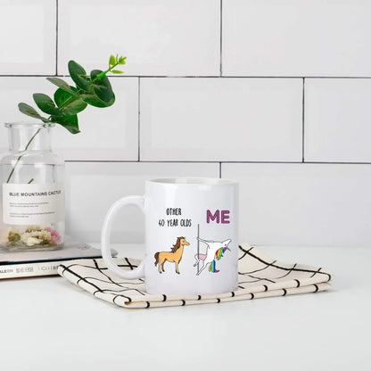 40th Birthday Gifts for Women,1984 Birthday Gifts for Women Funny Birthday Christmas Gifts Novelty Coffee Mugs 11 oz