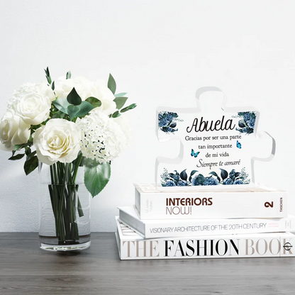 1pc, SpanishGifts For Grandma Acrylic Decorations Delicate Grandma Gifts From Grandchildren Christmas Anniversary Birthday Gifts