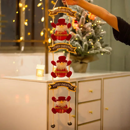 Christmas Cute Decorations Snowman Deer Christmas Tree Decorations Santa Claus Gifts Xmas Ornaments for New Year Party Supplies