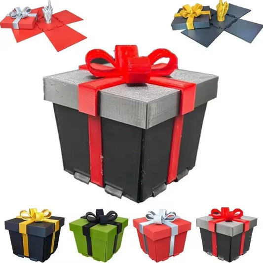 Middle Finger Surprise Gift Box Creative Spoof Hand Gesture Home Office Decor Funny Prank Toy New Year April Fools ' Day Gift