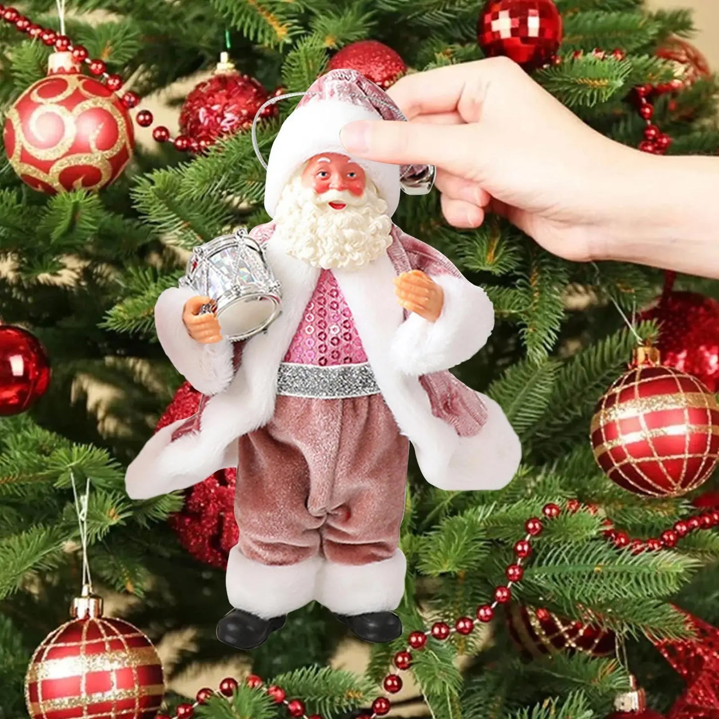 Santa Claus Ornaments Cloth Santa Tree Ornaments Holiday Decor Christmas Decorations Toys Christmas tree Santa Claus ornaments