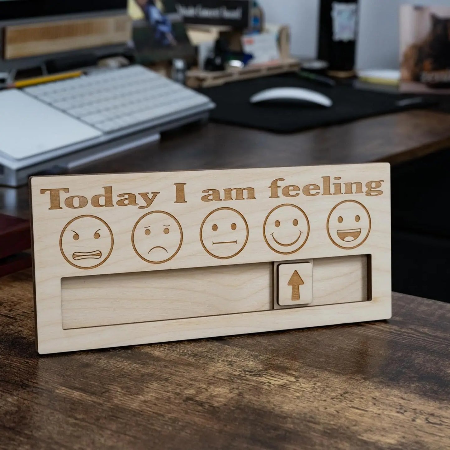 Emotions, Mood, Barometer, Personal Wooden Emotions, Cute Decorations, Christmas and Halloween Gifts, The Best Gifts for Friends