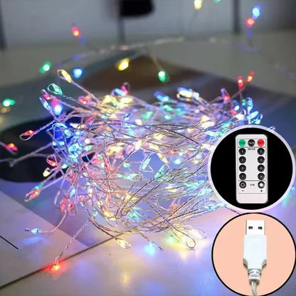 Christmas LED String Lights Garland Holiday Christmas Decoration Battery/USB Holiday Wedding Fairy Lights  Home
