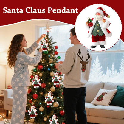 Santa Claus Ornaments Cloth Santa Tree Ornaments Holiday Decor Christmas Decorations Toys Christmas tree Santa Claus ornaments