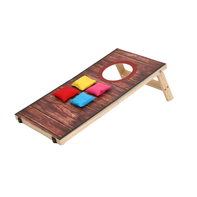 Cornhole Outdoor Game Set; With Carrying Case and Easy Fold Functionality; Suitable for Kids and Adults - Indoor/Outdoor.