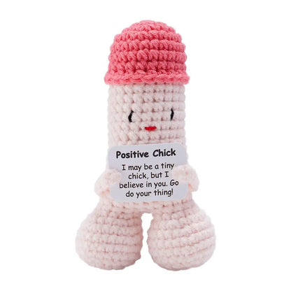 Gifts Mini Funny Handmade Emotional Doll Positive Energy Crochet Doll Decoration Gifts For Friends Boyfriend