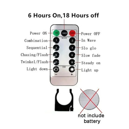 Christmas Lights USB LED Fairy Curtain String Lights with 8 Mode Remote Festoon Christmas Decoration for Home Holiday Wedding