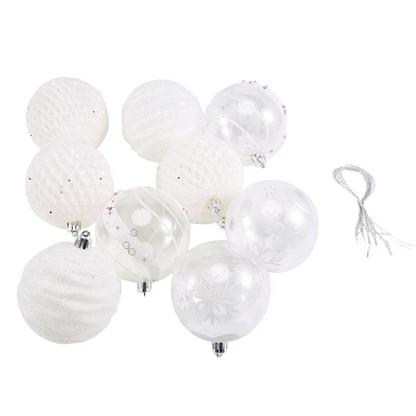 ABYN-Christmas Ball Baubles Big Tree Decorations Balls Xmas Party Hanging Ornaments Christmas Decorations For New Year