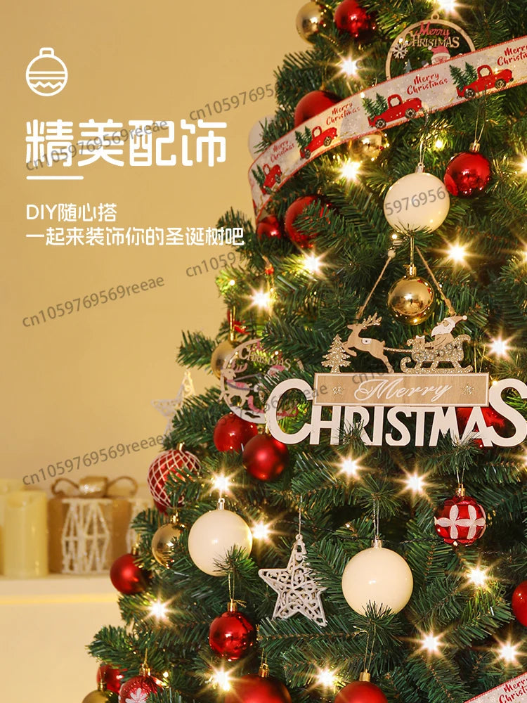 Christmas Tree 2025 New Model Dense Large Tree Living Room Decoration DIY Internet Celebrity Style Christmas Tree Christmas