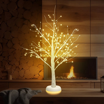 LED Christmas Birch Home Decoration Light Indoor Bedroom Party Decoration Landscape Luminous Tree Light